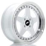 Jante JR Wheels JR6 16x7 ET35 - 4x100 - White Machined lip