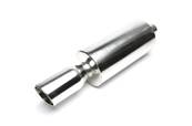 Silencieux arrire sport universel inox TA Technix 100 / 75mm rond /biseaute