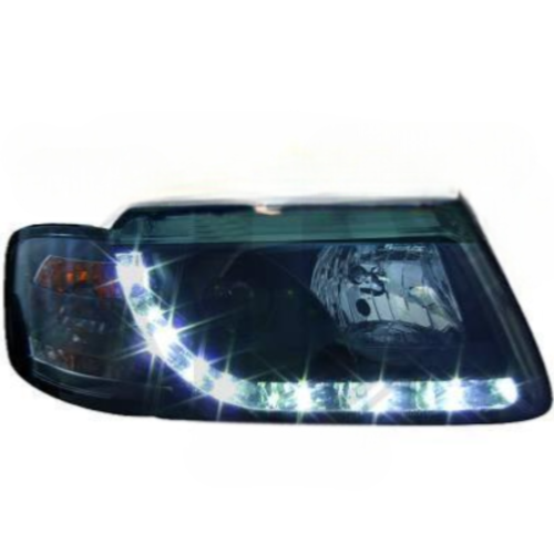 Paire de Phares Daylight Led Audi A3 8L 1996 a 2000 Noir