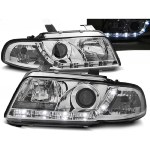 Paire de feux phares Audi A4 B5 de 1994 a 1998 Daylight led chrome