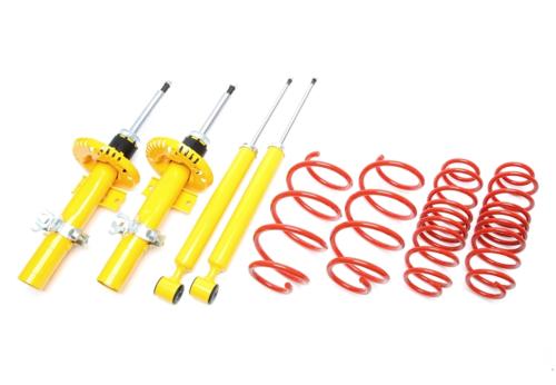 Kit Amortisseurs Ressorts Sport Audi A1 Sportback 2012-2018 1.0/1.2TFSI -30/-30mm