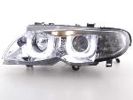 Paire de feux phares Angel Eyes BMW serie 3 E46 Break 02-05 chrome