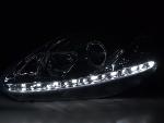 Paire de feux phares Daylight Led DRL Fiat Grande Punto 199 05-08 chrome