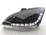 Paire de feux phares Daylight Led DRL Ford Focus 1 C170 de 1998 a 2001 Noir