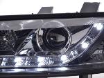 Paire de feux phares Daylight Led DRL Opel vectra B 99 a 02 chrome