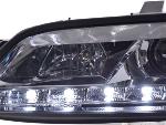 Paire de feux phares Daylight Led DRL Opel vectra B 99 a 02 chrome
