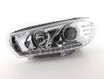 Paire de feux phares Daylight DRL Led VW Scirocco de 08-14 chrome