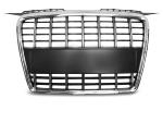 Calandre pour Audi A3 8P de 2005 a 2008 Look Sport Chrome et Noir