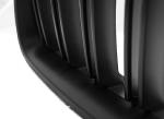 Grilles de calandre BMW serie 3 F30/F31 de 10/2011 a 2018 Noir mat Double barre
