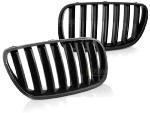 Grille de calandre BMW X3 E83 LCI 06-10 noir glossy