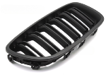 Calandre BMW Serie 5 F10/F11 de 2010 a 2016 Look Sport Noir Mat Doubles Barres