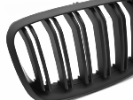 Grille calandre BMW X6 E71 de 2008 a 2014 Noir Mat Double barres