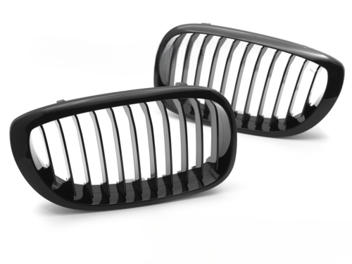 Grille de calandre avant BMW Serie 3 E46 LCI Berline de 2001 a 2005 Noir brillant