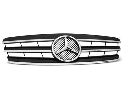 Grille calandre Mercedes classe C W203 00-07 noir chrome