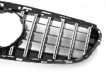 Grille calandre Mercedes classe E W212 de 2013 a 2016 Look GT Noir Chrome