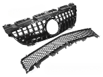 Grille calandre Mercedes SLK R172 de 2011 a 2015 Noir Brillant
