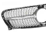 Grille calandre Mercedes GLA X156 de 2013 a 2016 Silver Chrome