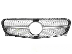 Grille calandre Mercedes GLA X156 de 2013 a 2016 Silver Chrome