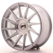Jante JAPAN RACING JR22 17" x 8" Multi Perçage ET 25-35 Machined Face Silver