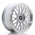 Jante JR Wheels JR23 18x8 ET30-45 BLANK Hyper Silver w/Machined Lip