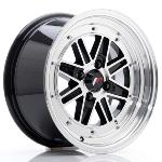 Jante JAPAN RACING JR31 15x7.5 ET20 4x100 Glossy Black Machined Face