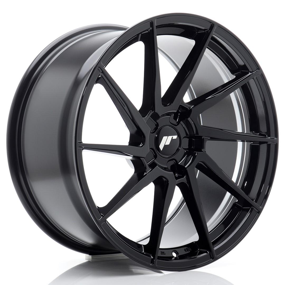 Jante JR Wheels JR36 19x9,5 ET20-45 - 5 trous sur mesure - Noir brillant
