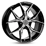 Jante Keskin KT19 18x8 ET45 5/108 BLACK FRONT POLISH