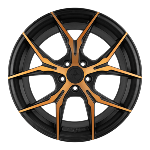 Jante Keskin KT19N 19x8.5 ET35 5/120 MATT BLACK FRONT COPPER