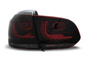 Paire de feux arriere VW Golf 6 08-12 rouge fume led