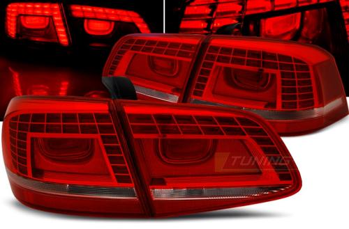 Paire de feux arriere VW Passat B7 berline 10-14 LED rouge blanc