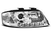Paire de feux phares Audi A6 C5 de 2001 a 2004 Daylight led chrome