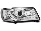 Paire de feux phares Audi 100 C4 90-94 Daylight LED Chrome