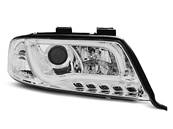 Paire de feux phares Audi A6 C5 de 1997 a 2001 Tube Light led LTI chrome