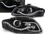 Paire de feux phares Audi A4 B7 de 2004 a 2008 Daylight DRL led noir