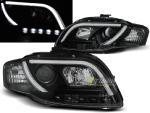 Paire de feux phares Audi A4 B7 04-08 Daylight LTI DRL Led noir