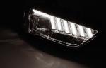 Paire de feux phares Audi A4 B8 de 2012 a 2015 Daylight DRL led chrome Seq