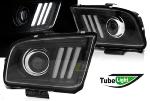 Paire de feux phares Ford Mustang 04-09 LED LTI noir