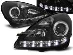 Paire de feux phares Mercedes SLK R171 04-11 Daylight led noir