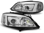 Paire de feux phares Opel Astra G 97-04 design chrome