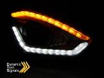 Paire de feux phares Suzuki Swift 17-20 LED LTI DRL noir