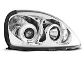 Paire de feux phares Toyota Yaris 99-03 angel eyes chrome