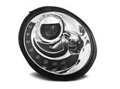 Paire de feux phares VW New Beetle 98-05 Daylight led chrome