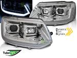 Paire de feux phares VW T5 10-15 LED LTI DRL Chrome