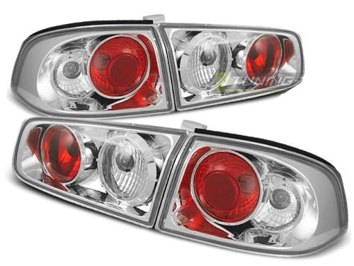 Paire de feux arriere Renault Laguna 2 01-05 chrome