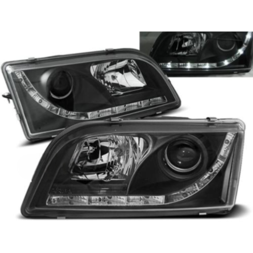 Paire de feux phares Volvo S40 / V40 96-03 Daylight led noir