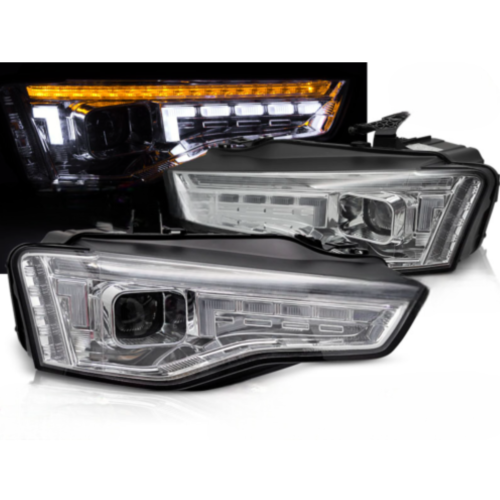 Paire de feux phares Audi A5 B8 de 2011 a 2016 DRL Full Led Dyn chrome