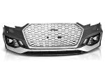 Pare choc avant Audi A4 B9 15-19 Argent - Noir Look Sport PDC