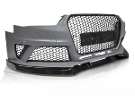 Pare choc avant pour Audi A4 B8 de 2012 a 2015 Calandre Noire PDC