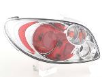 Paire de feux arrire Peugeot 206 CC de 1999 a 2005 Chrome