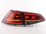 Paire de feux arrire VW Volkswagen Golf 7 2012 a 2017 Rouge Fume Led